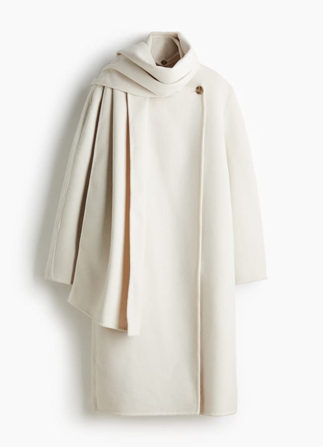 h7m Handmade wool-blend coat