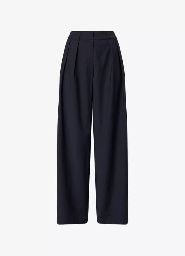 HE FRANKIE SHOP Ripley Pleated Woven Trousers