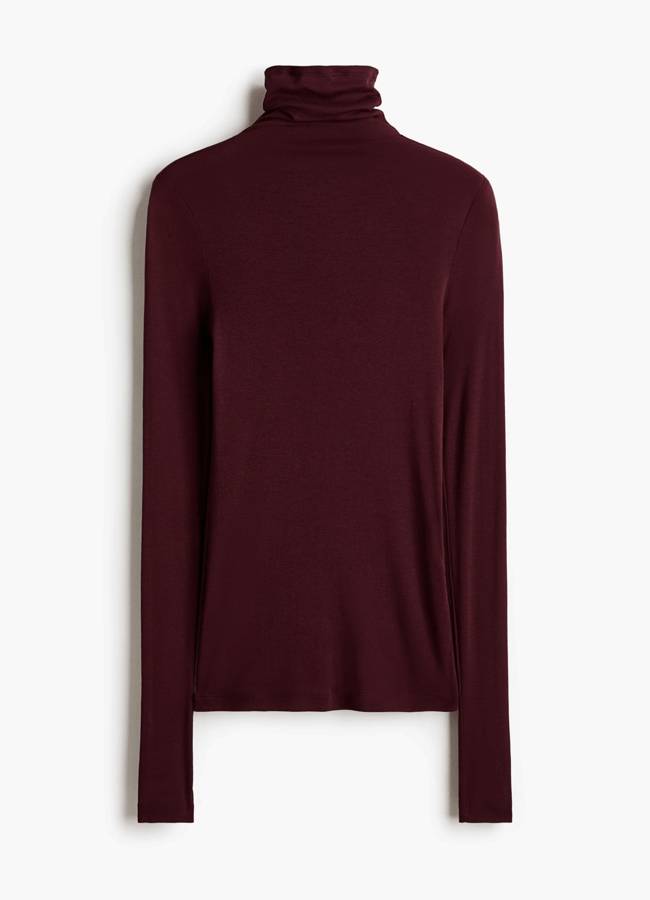 H&M Pima cotton turtleneck top