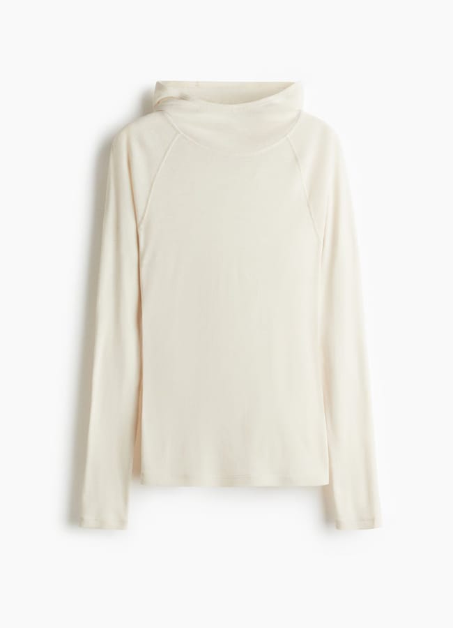 H&M Wool hooded sports top