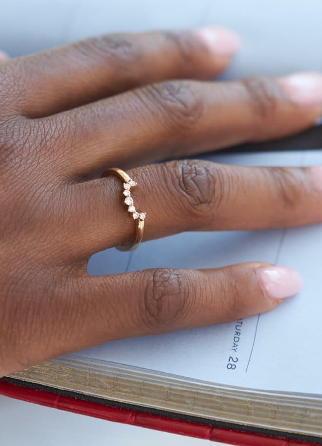 Ivy Lab-Created Diamond Crown Ring