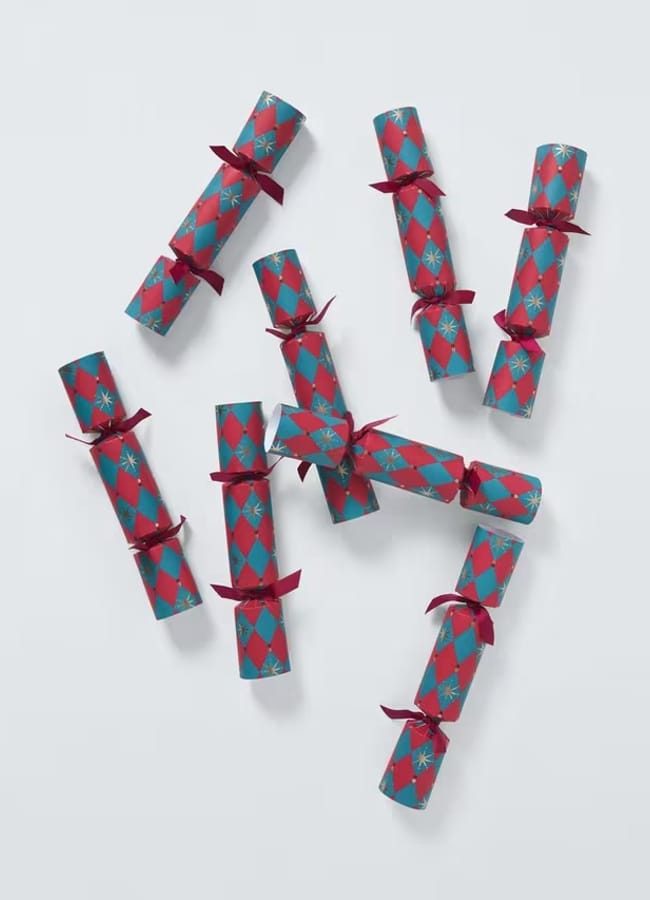 John Lewis Harlequin Xylophone Christmas Crackers, Pack of 8, Multi