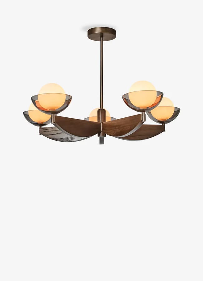 MADE.COM Wood Large Layla Ceiling Light 2