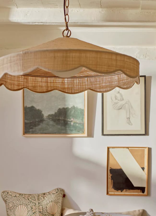 Neptune Marina Pendant light above table