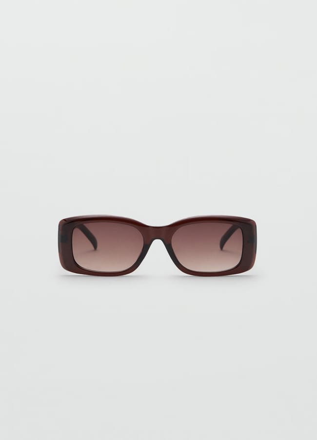 Rectangular-frame sunglasses