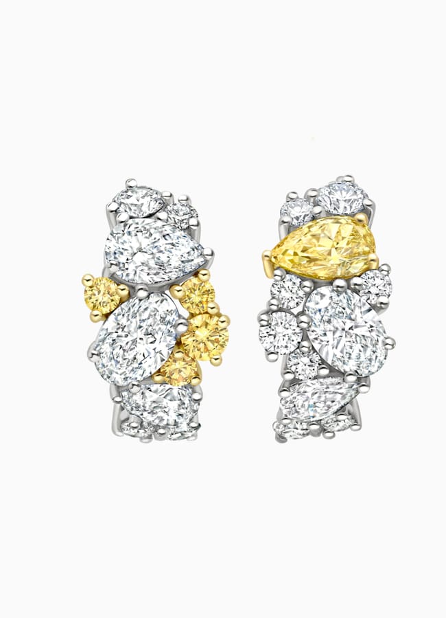 Origins Yellow Diamond Earrings
