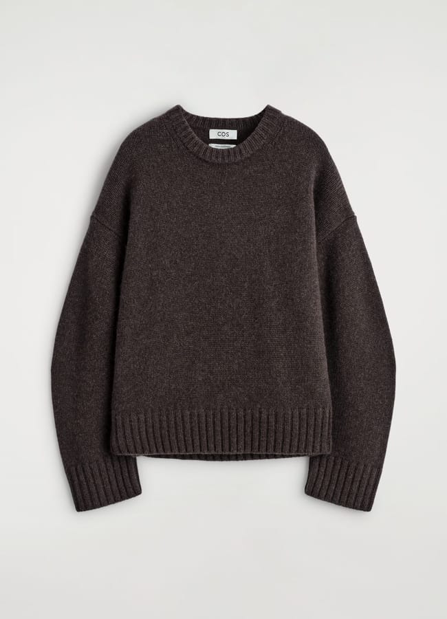 os CHUNKY CASHMERE CREW-NECK JUMPER copy