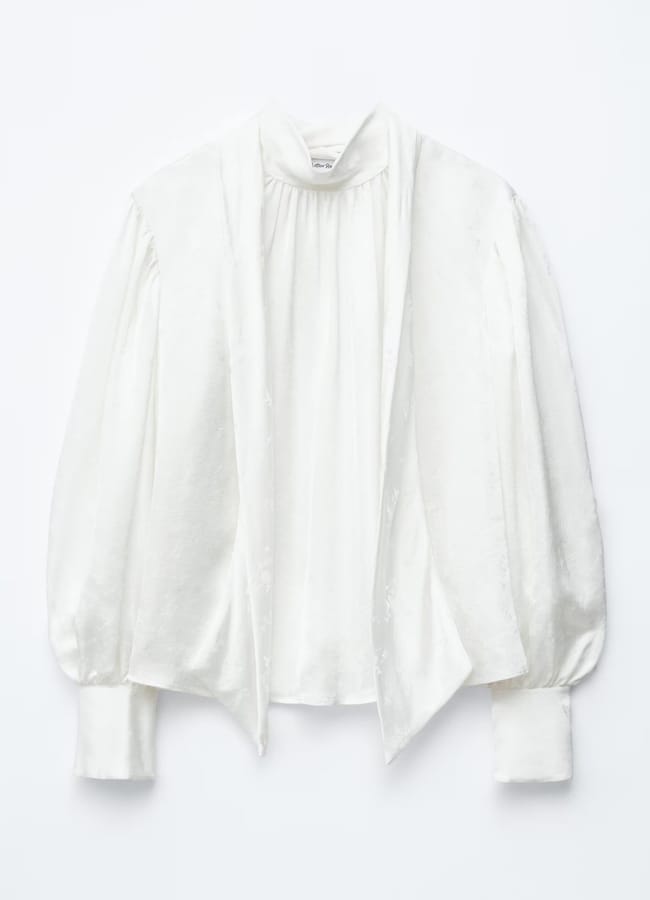 & Other Stories Bow-Collar Blouse