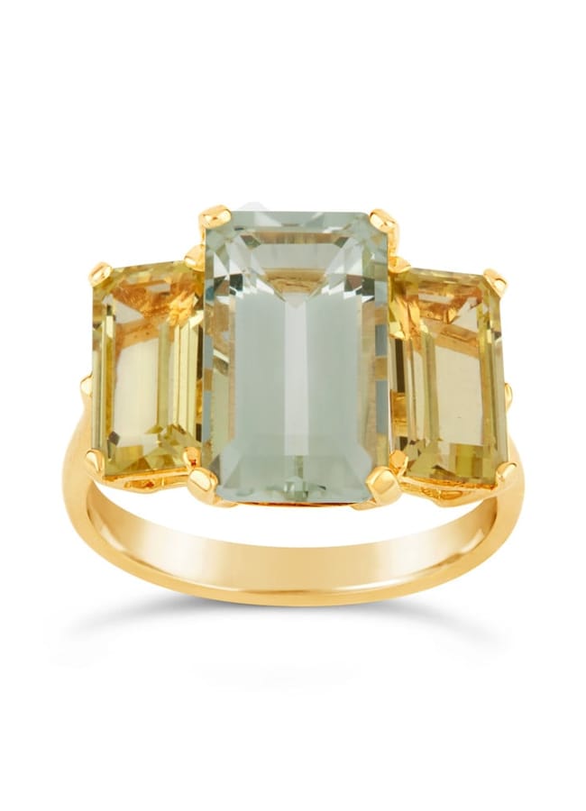 Trinny Amethyst & Oro Verde Cocktail Ring