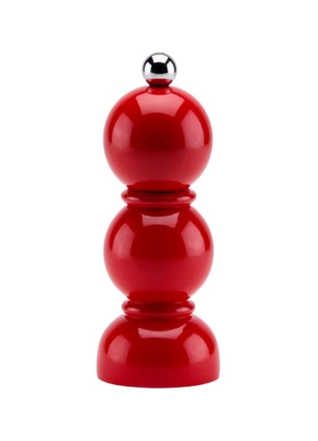 Red Mini Bob Salt or Pepper Mill