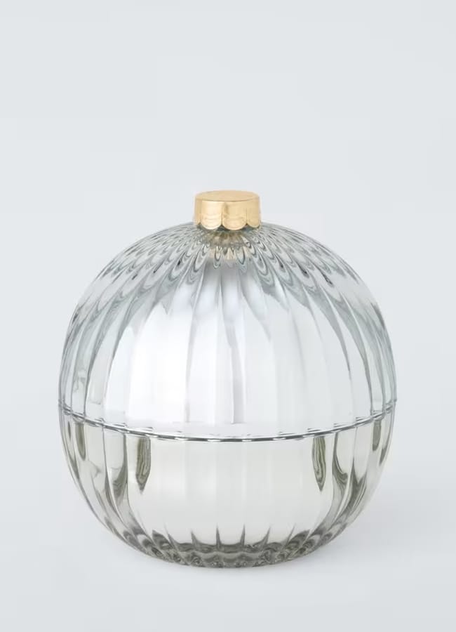jl John Lewis Glass Bauble Candle, 600g
