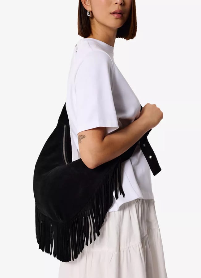Whistles Sia Fringed Bag