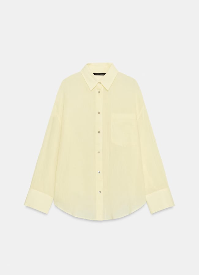 lemon yellow shirt