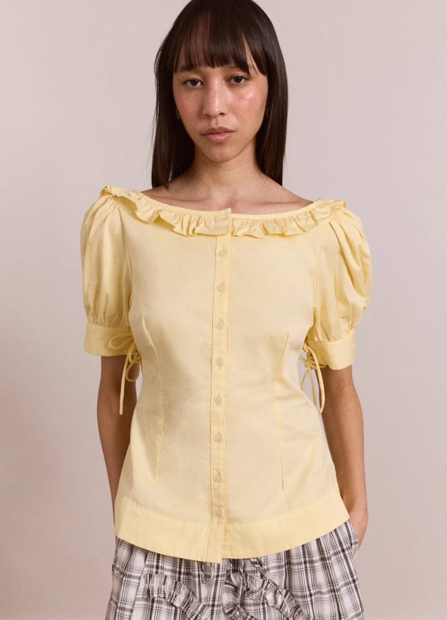 anke blouse - butter £60