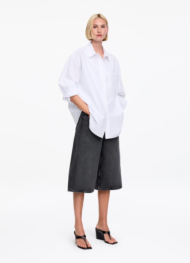 arket Relaxed Denim Shorts