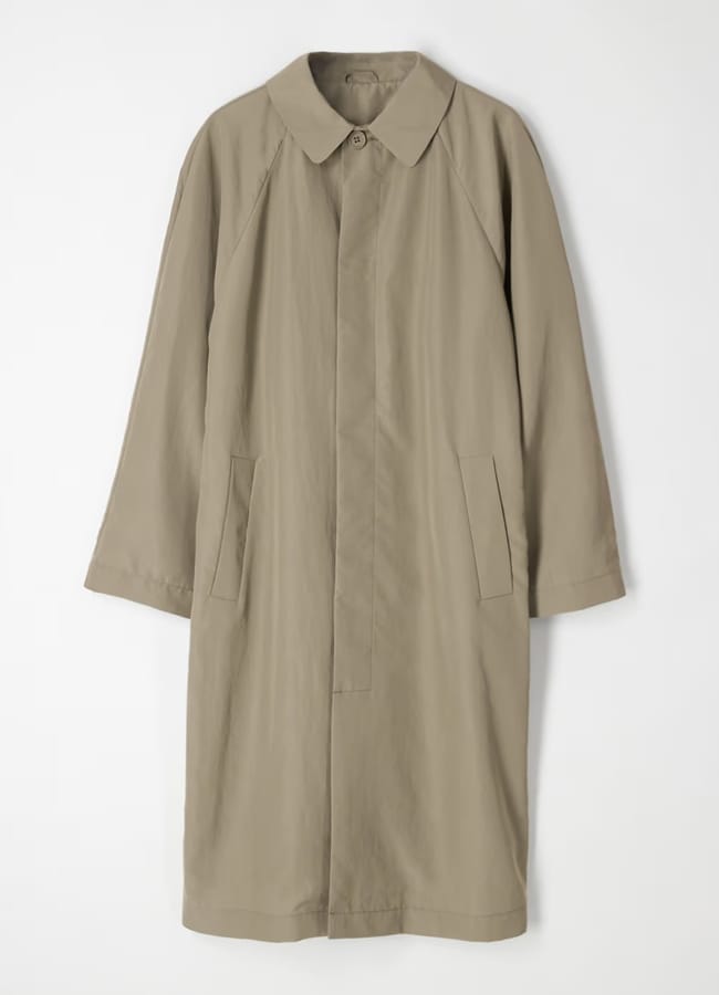 ASOS COLLECTIVE unlined carcoat in khaki