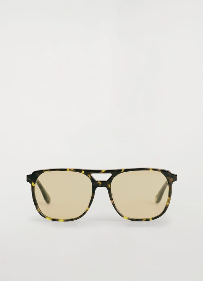 Cos SQUARE-FRAME AVIATOR SUNGLASSES £75