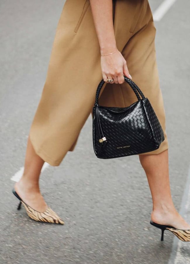 katie loxton Nova Woven Texture Top Handle Bag