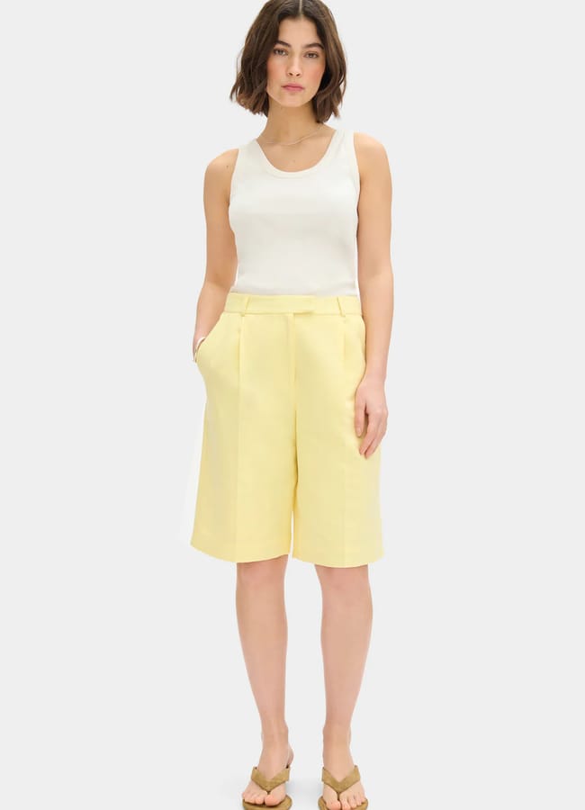 LB Blake Tailored Linen Bermuda Shorts £99