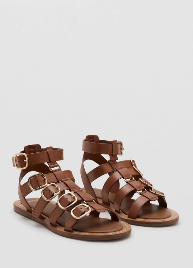 mango Leather strap sandals with buckles £ 79.99