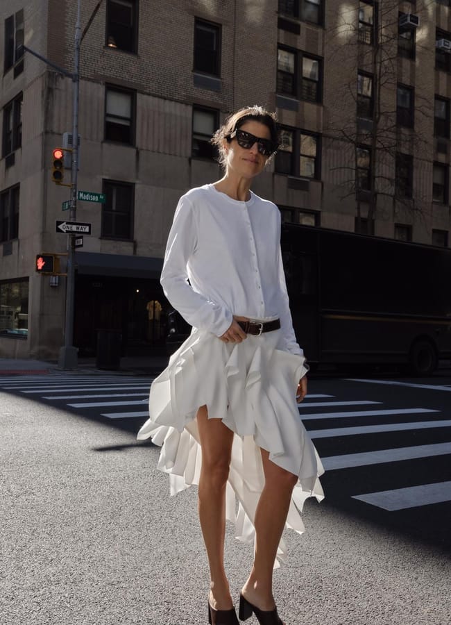 ZW COLLECTION ASYMMETRIC RUFFLED SKIRT 59.99 GBP