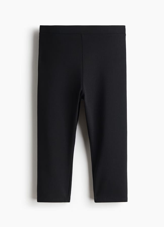 black capri leggings