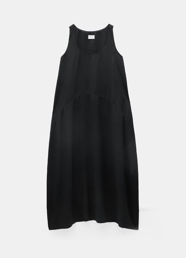 Liddie Barrel Tank Dress in navy