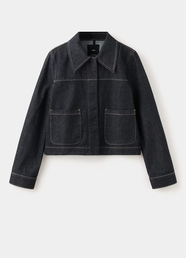 Mango Denim jacket with pockets