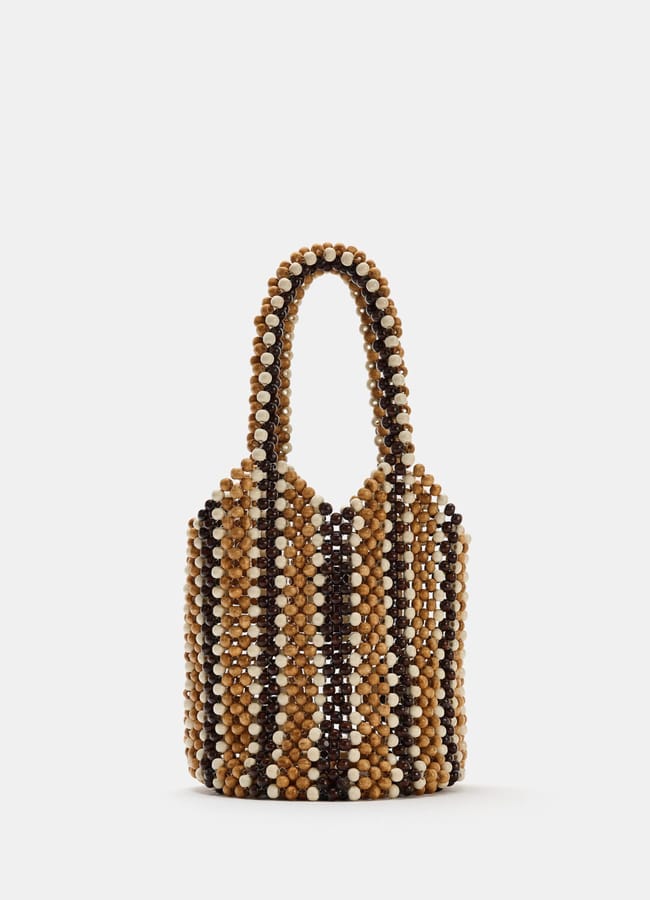 Zara BEADED SHOULDER BAG