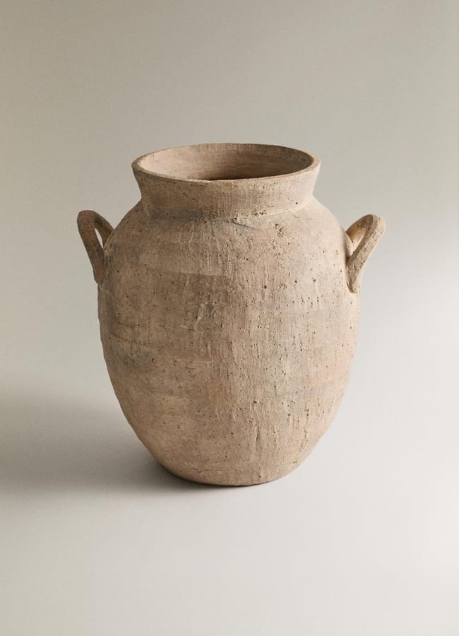 Zara DECORATIVE OVAL CERAMIC VASE