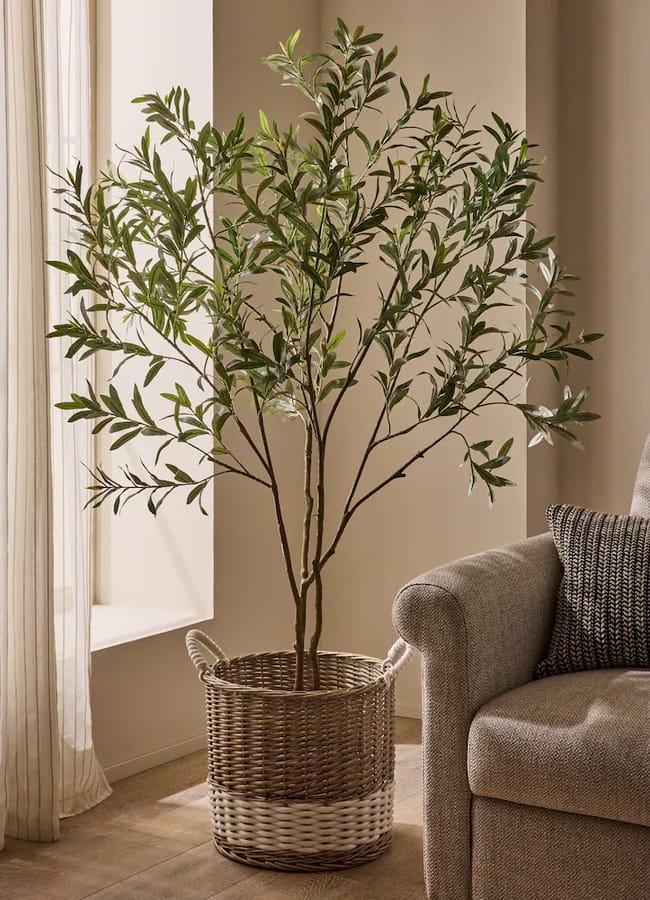 Green 6ft Artificial Olive Tree