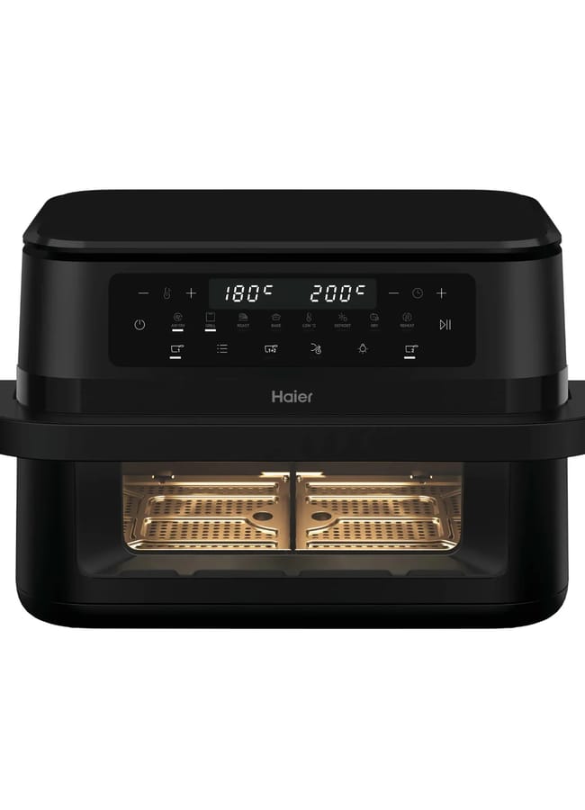 Haier I-Master Series 3 Dual Drawer 8-in-1 Air Fryer - 11L (HAF3ADW 001)