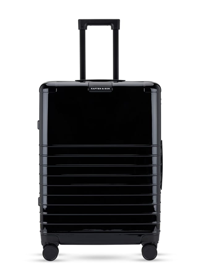 black suitcase