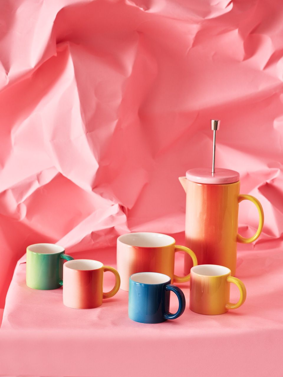 Tresillo Ombre Mini Cafetiere & Mug Set