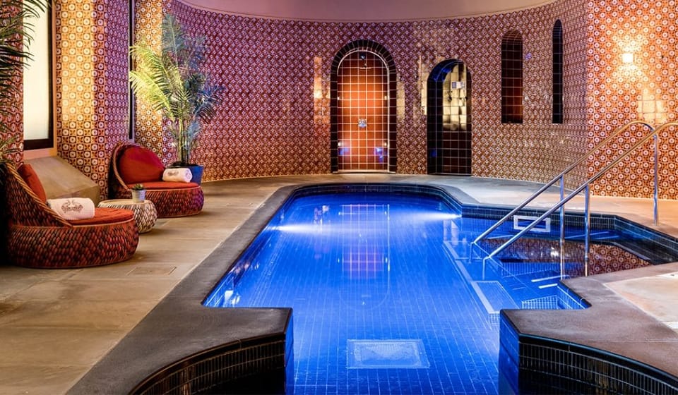 Spa pool at St Pancras Renaissance Hotel