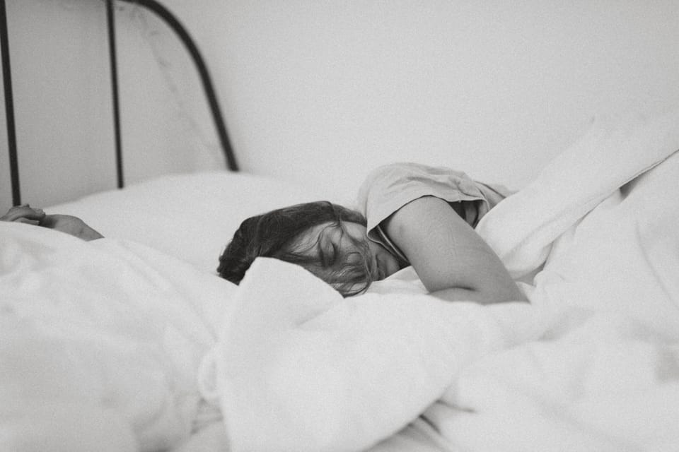 woman sleeping 